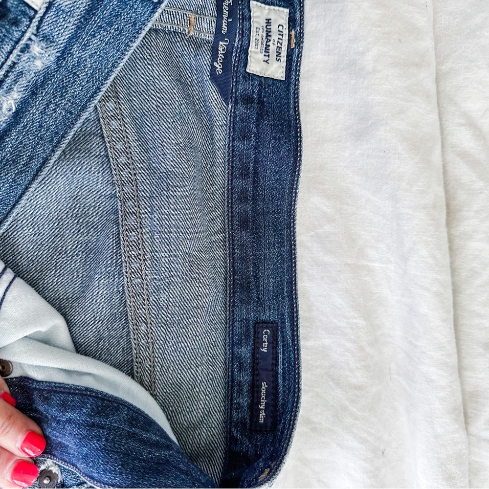 Citizens Of Humanity Blue Boyfriend Jeans - Picture 6 of 7